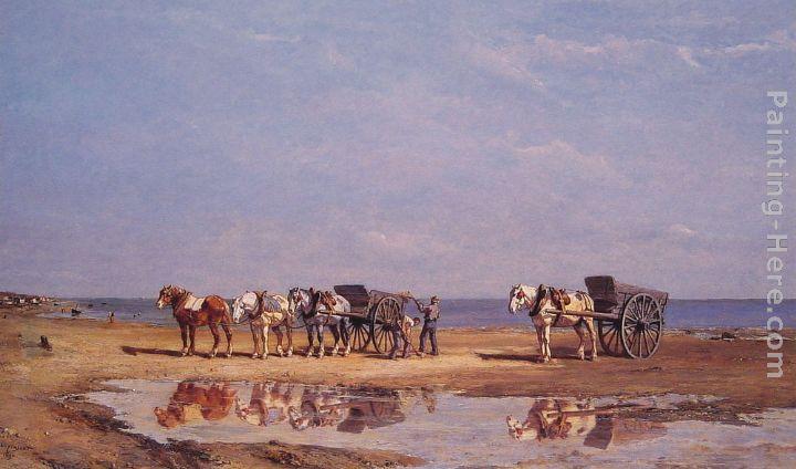 Jules Jacques Veyrassat Loading the Wagon